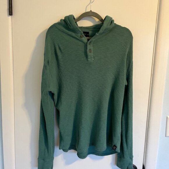 Lucky Brand Waffle Hoody - Picture 1 of 4